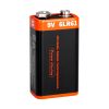 VEVOR 9V Alkaline Batteries, 12-Pack, 9 Volt Square Battery for Smoke Detector, 10-Year Shelf Life, Long Lasting, All-Purpose, for Fire Alarm