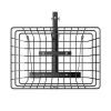 VEVOR Scooter Rear Basket, Heavy Duty Metal Wire Basket with Handle, Spacious Cargo Basket, Works with 1-inch Receiver, Compatible with Most Golden