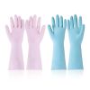 VEVOR Reusable Dishwashing Gloves, 2 Pairs Colorful Reusable Household Kitchen Cleaning Gloves for Washing Dishes and Cleaning Tasks