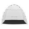 VEVOR Portable Paint Booth Tent, 91.7 x 67.7 x 74.8 inch Painting Tent Station, Spray Shelter with Built-in Floor & Mesh Screen, Large Space