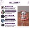 Metal Mini Torpedo Fidget Spinner