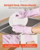 VEVOR Reusable Dishwashing Gloves, 2 Pairs Colorful Reusable Household Kitchen Cleaning Gloves for Washing Dishes and Cleaning Tasks
