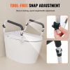 VEVOR Toilet Safety Rail, 300LBS Capacity Toilet Seat Frame, Adjustable Width Fit Most Toilets, Easy Installation