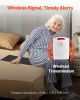 VEVOR Bed Alarm System for Elderly Adults, 14 x 30-inch Wireless Bed Sensor Pad with Pager, Safety Bed Alarms and Fall Prevention Pad for Home
