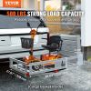 VEVOR Hitch Mount Cargo Carrier, 48.03" x 27.87" Aluminum Hitch Cargo Rack with Folding Ramp, Hitch Rack Basket with Stabilizer and Straps