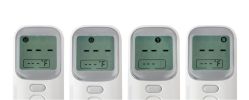 No Touch Forehead Digital Thermometer TOUCHLESS BABIES KIDS - White