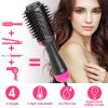 Hot Hair Brush 4 In 1 Hair Dryer Volumizer Brush Dryer Comb For Straightening Curling Drying