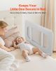 VEVOR Toddler Bed Rail, Kids Beds Guard Rail with Reinforced Iron Pipe and Oxford Cloth, Adjustable Height Bed Side Railing