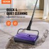 VEVOR Carpet Sweeper Manual, Floor Sweeper with 300 ml Dustbin Capacity Easy to Empty, 6.7 inch Cleaning Width for Home Office Carpets Pet Hair Dust
