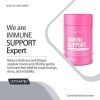 Immune Support Supplement Natural Herbal Cognitive Support Booster and Mushroom with Lion's Mane, Reishi Supplement for Memory Cognitive